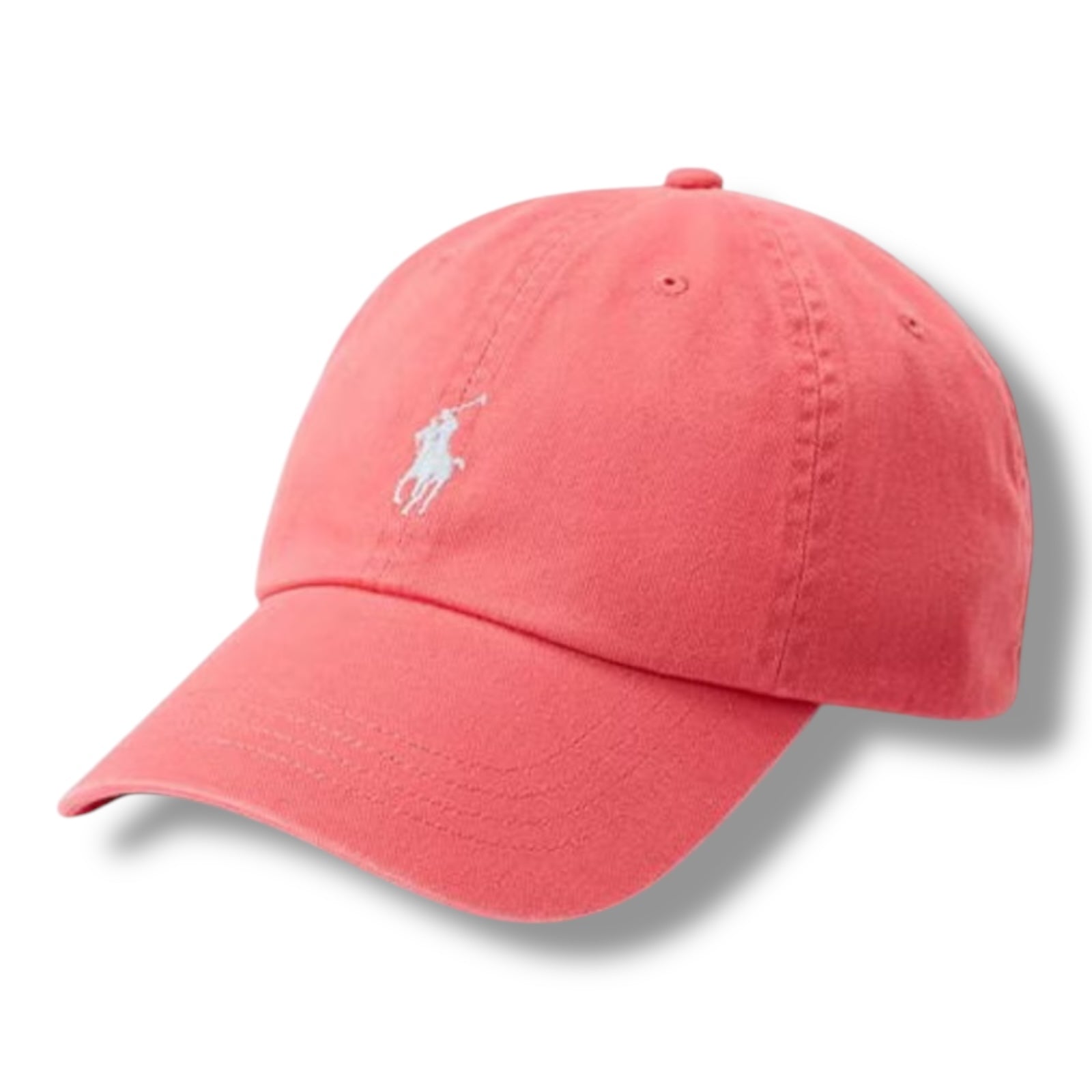 RALPH LAUREN CLASSIC BASEBALL CAP LIGHT RED