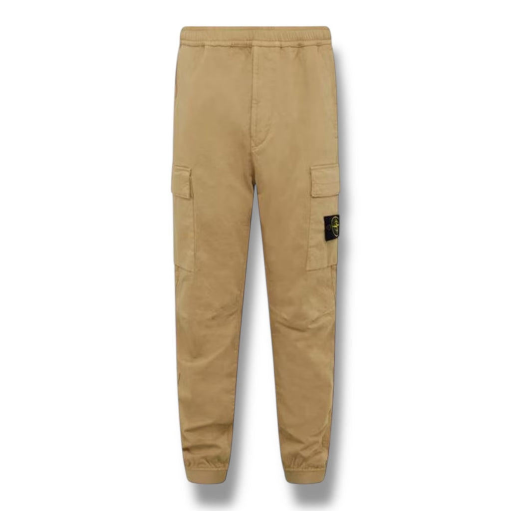 STONE ISLAND RASO CARGO PANTS BISCOTTO BEIGE