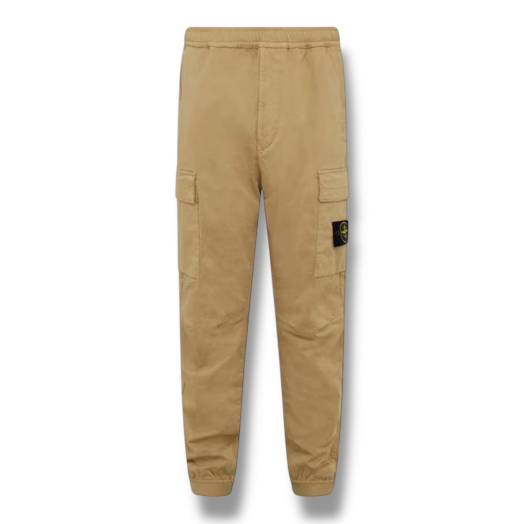 STONE ISLAND RASO CARGO PANTS BISCOTTO BEIGE