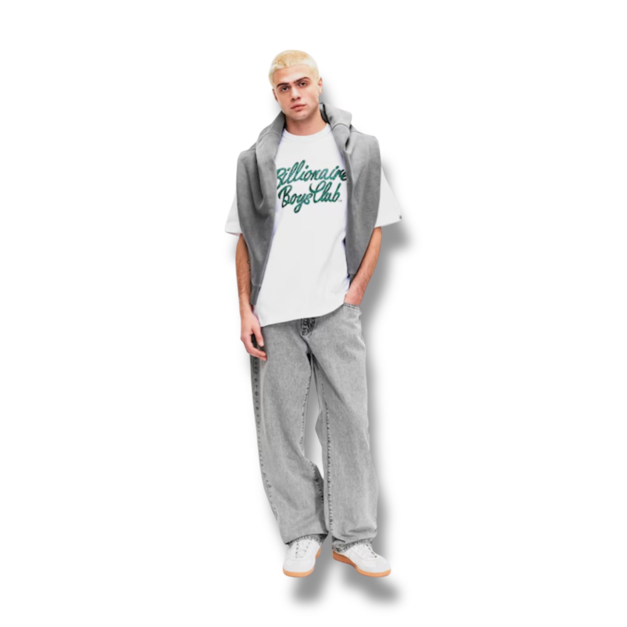 BILLIONAIRE BOYS CLUB SCRIPT T-SHIRT WHITE