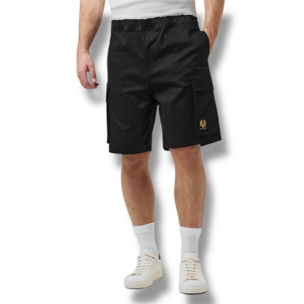 BELSTAFF CARGO SHORTS BLACK
