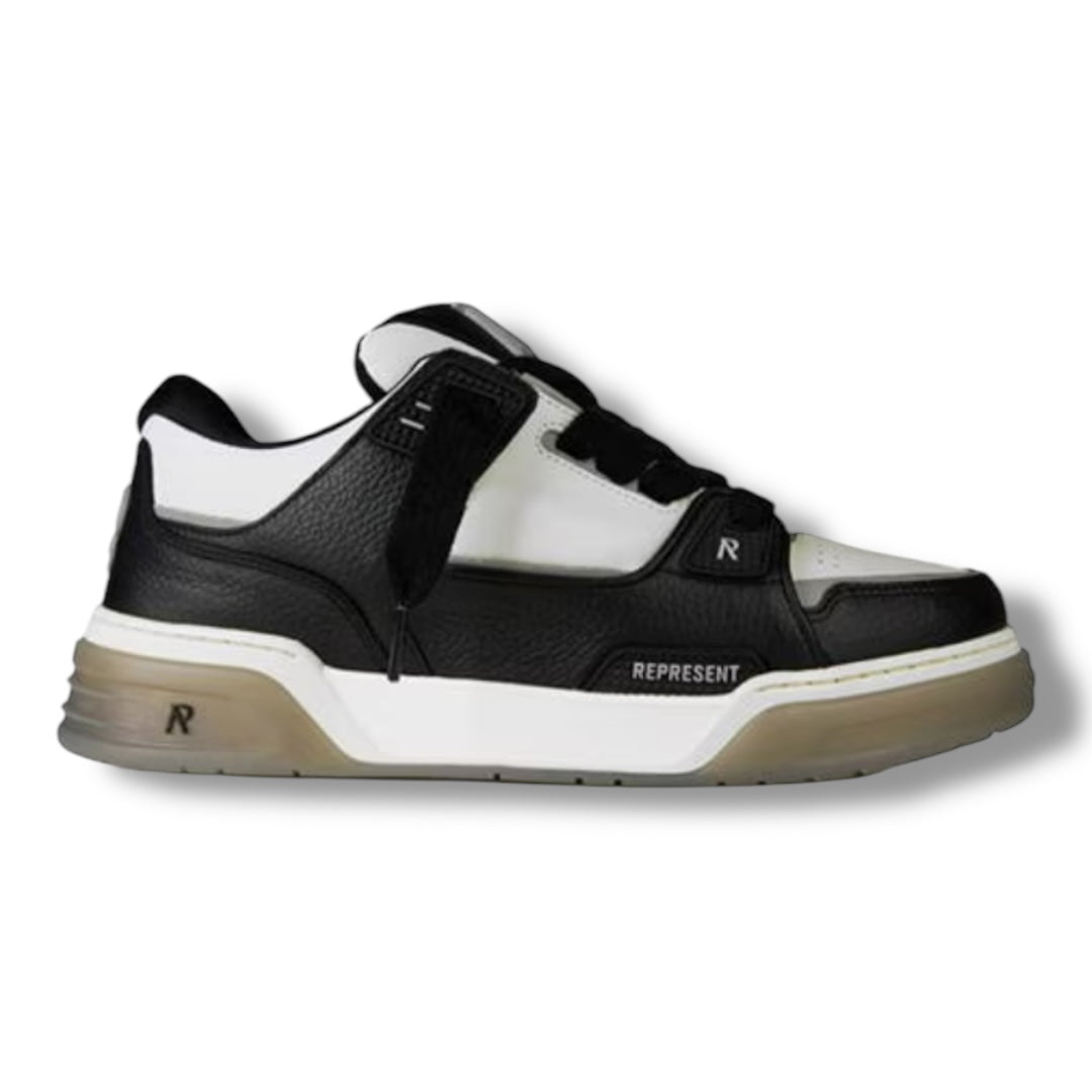 REPRESENT STUDIO TRAINERS BLACK / WHITE