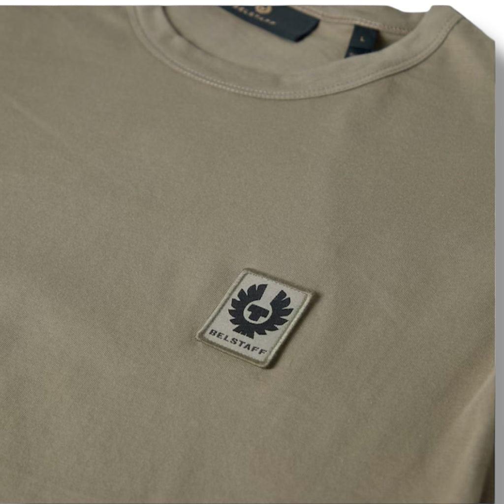 BELSTAFF PHOENIX PATCH LOGO T SHIRT ARMY GREEN