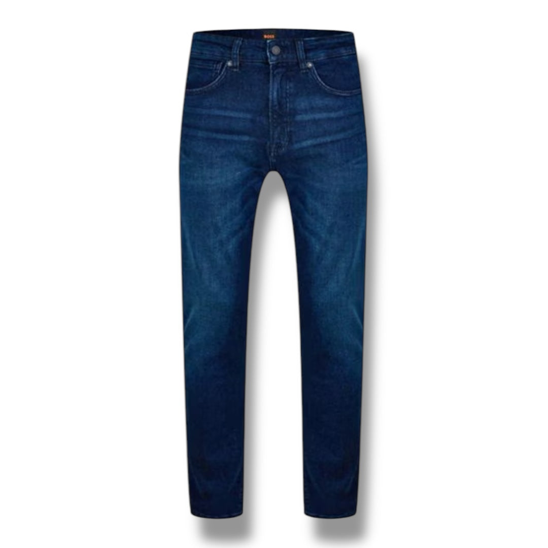 HUGO BOSS MAIN STRAIGHT LEG JEANS DARK BLUE