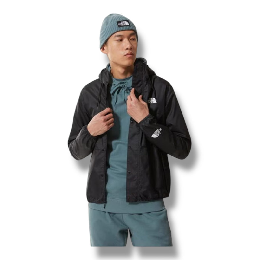 THE NORTH FACE SEASONAL HOODED RAIN JACKET BLACK