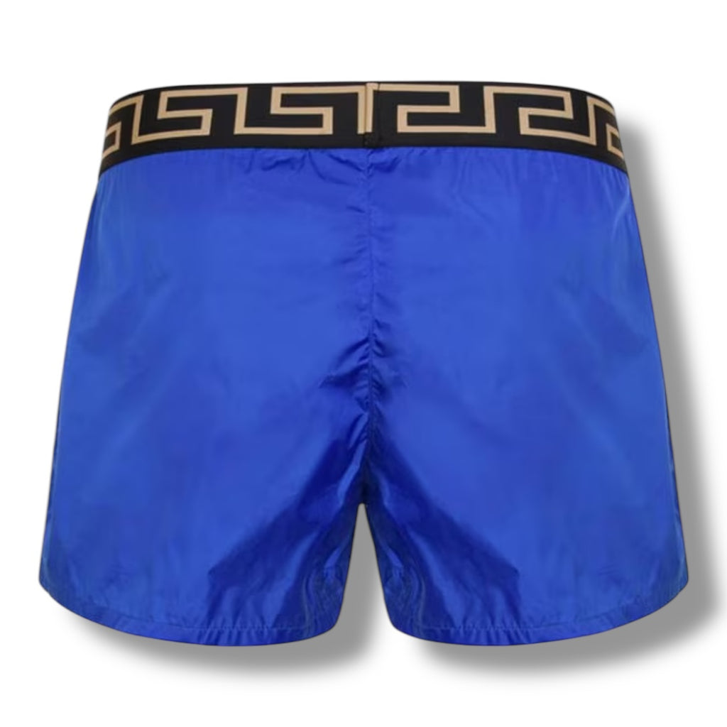 VERSACE ICON SWIM SHORTS ROYAL BLUE