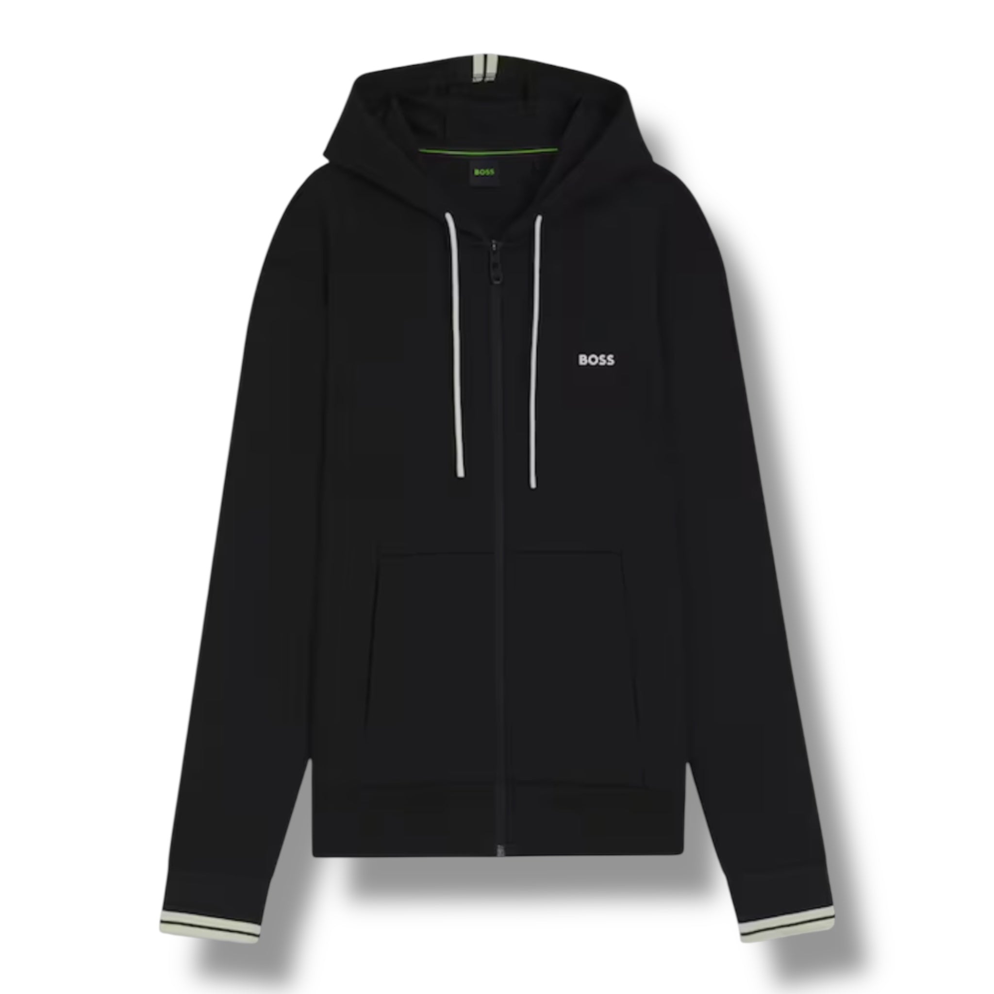 HUGO BOSS ZONE FULL ZIP HOODED TRACKSUIT BLACK