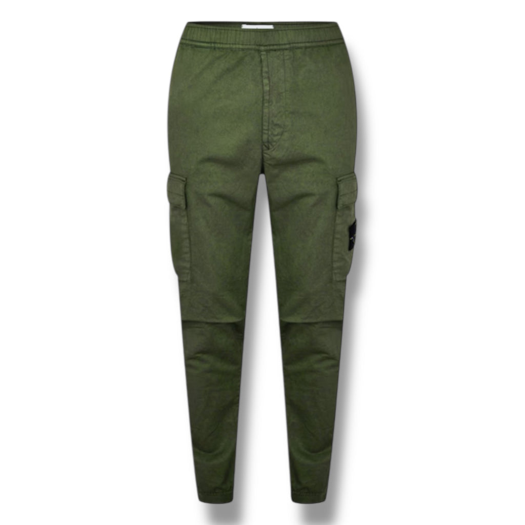 STONE ISLAND RASO CARGO PANT GREEN