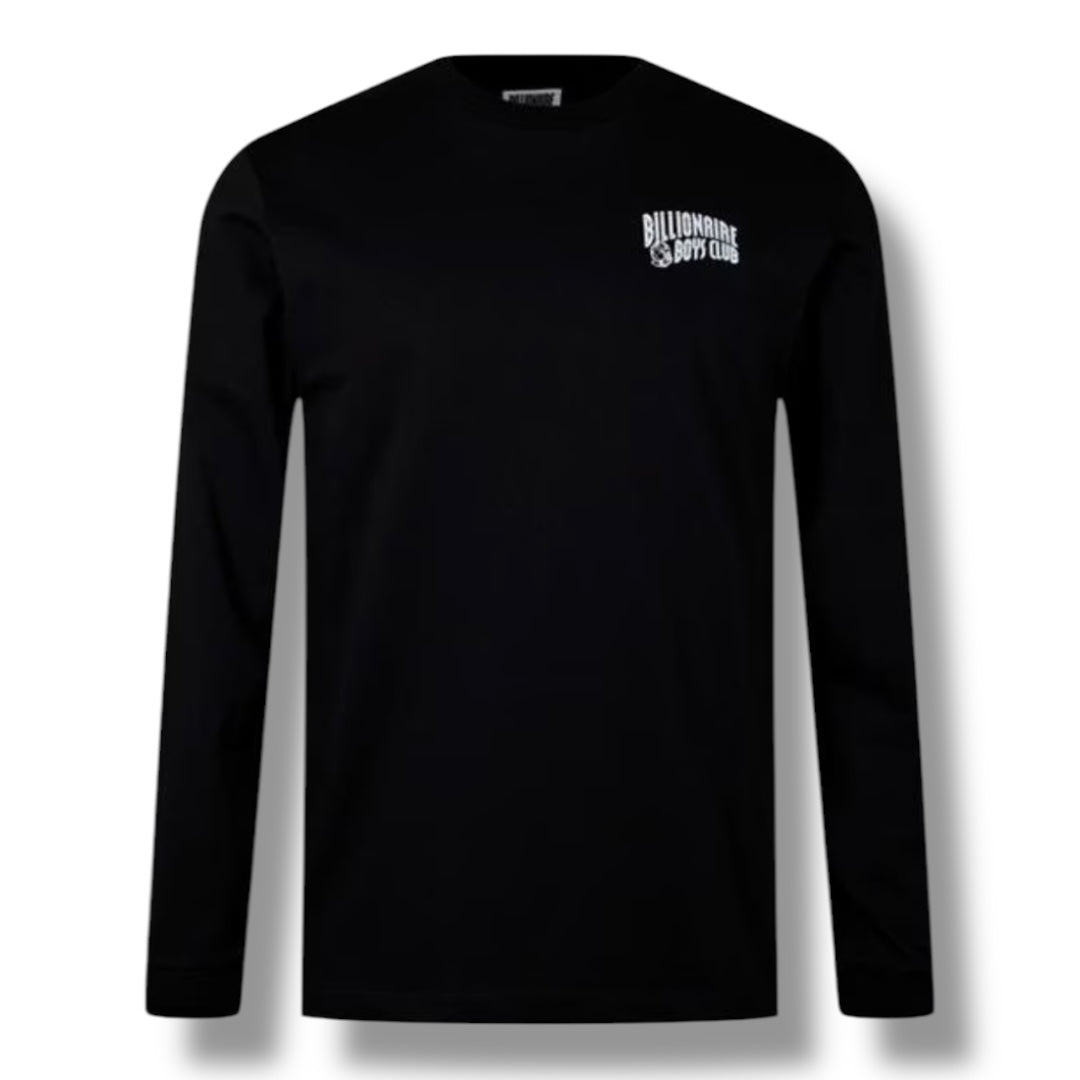 BILLIONAIRE BOYS CLUB SMALL ARCH LONG SLEEVED T-SHIRT BLACK