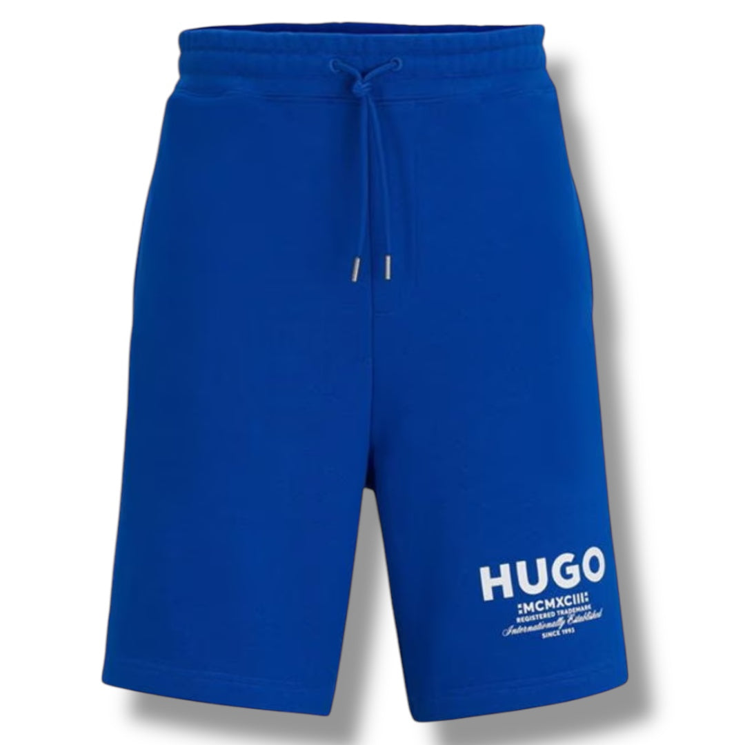 HUGO NOMARIO JERSEY SHORTS BLUE * SALE *