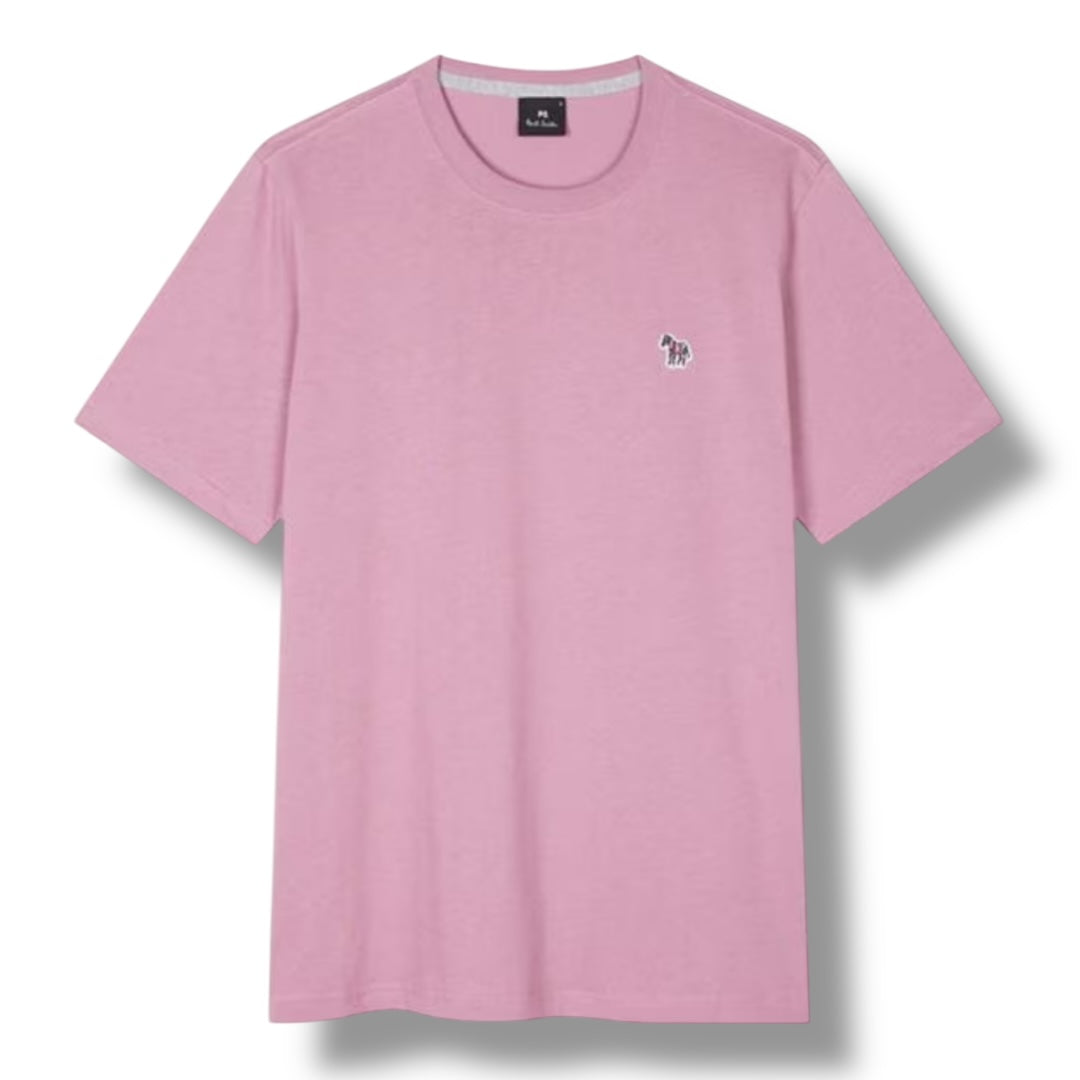 PAUL SMITH ZEBRA T-SHIRT MAUVE PURPLE