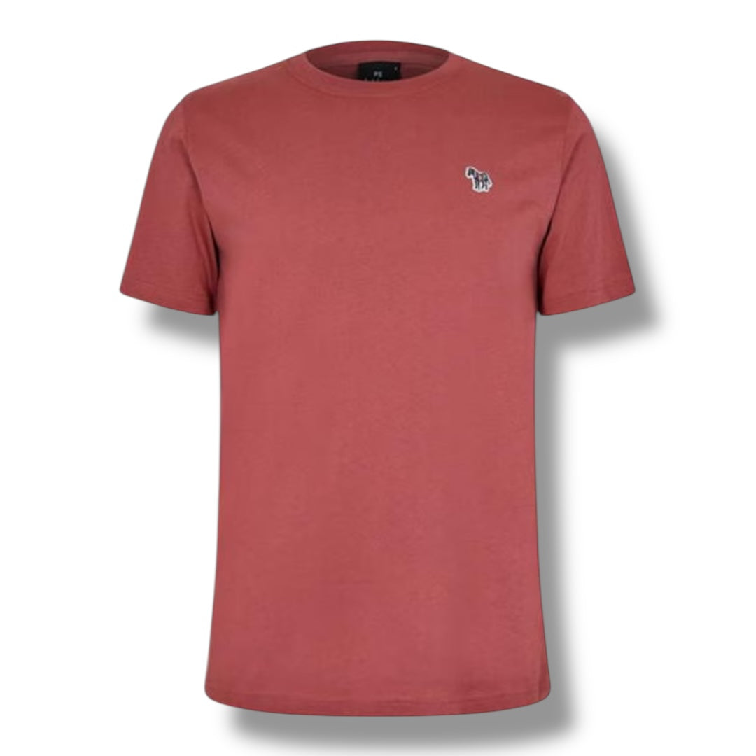 PAUL SMITH ZEBRA T-SHIRT MAROON RED