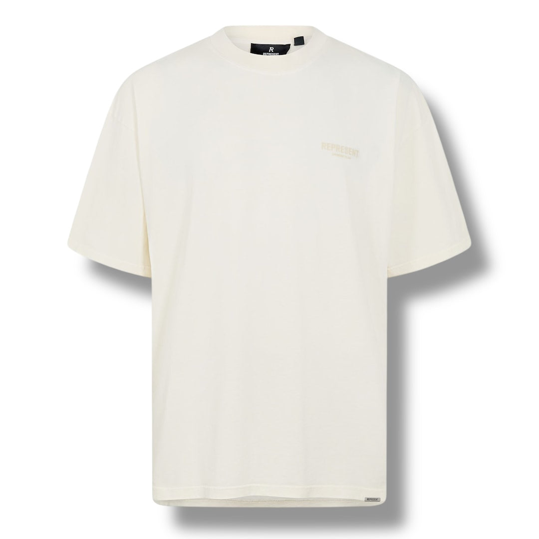 REPRESENT OWNERS CLUB T-SHIRT BUTTERCREAM BEIGE