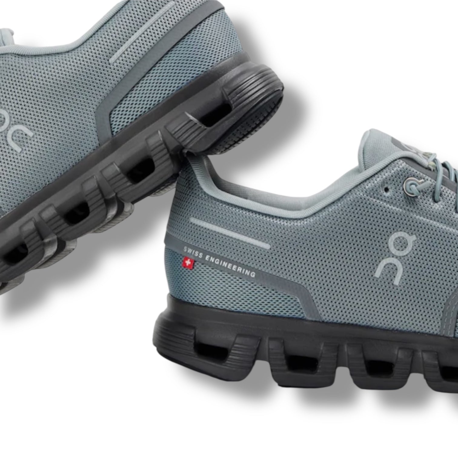ON RUNNING CLOUD 6 TRAINERS BLUE GREY