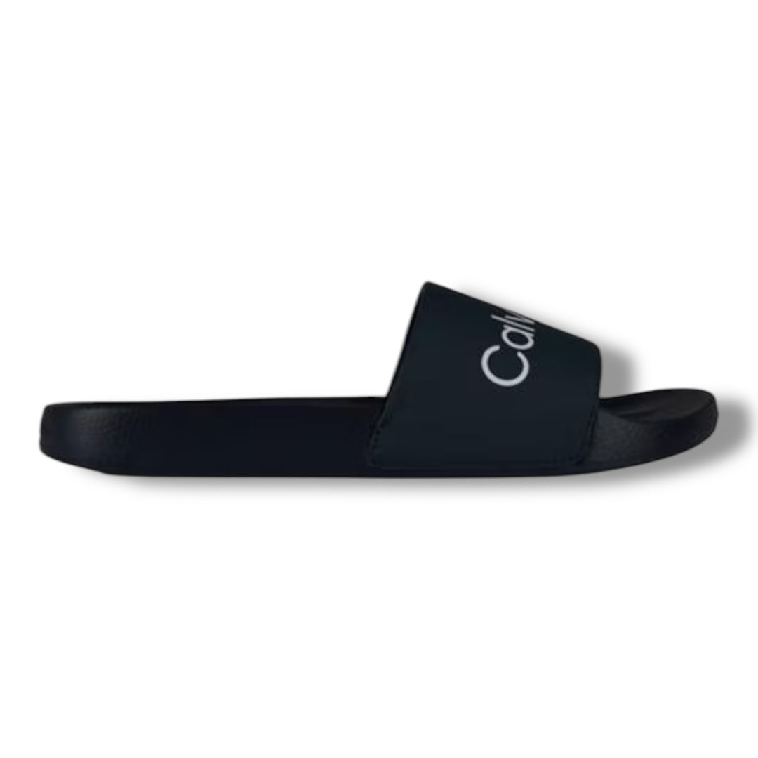 CALVIN KLEIN POOL SLIDERS NAVY BLUE
