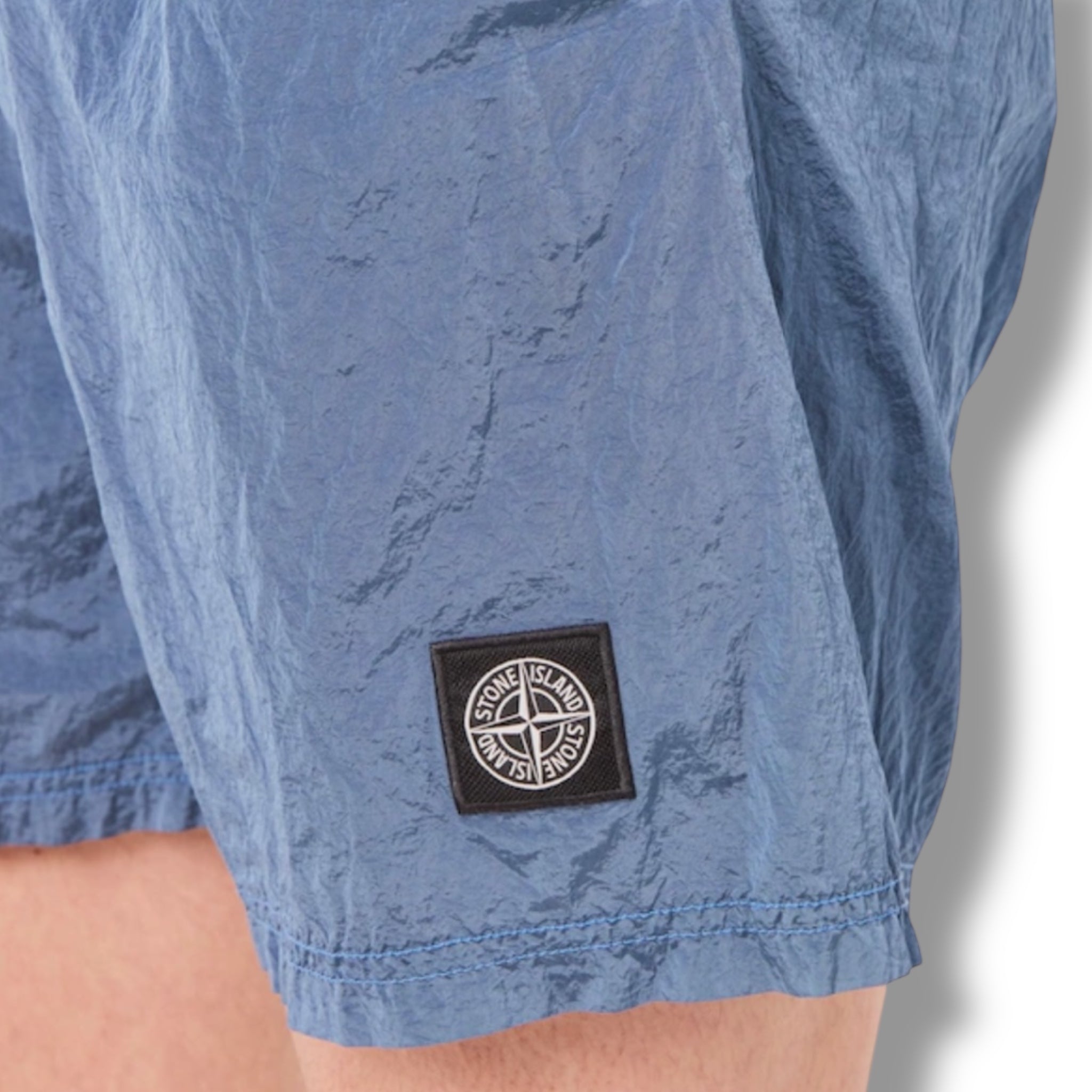 STONE ISLAND NYLON METAL SWIM SHIRTS BLUE