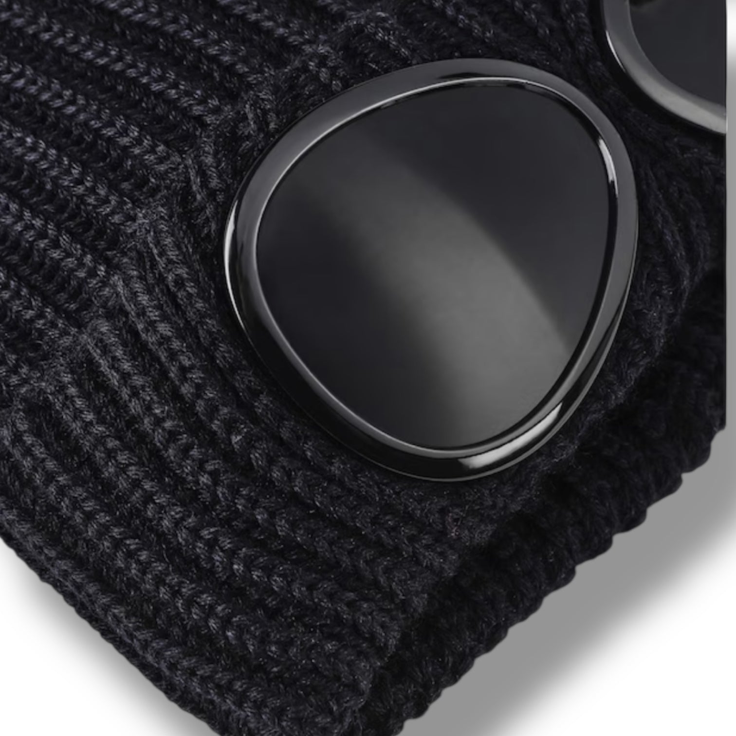 CP COMPANY GOOGLE BEANIE HAT NAVY BLUE