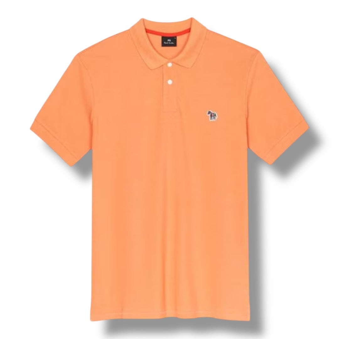 PAUL SMITH ZEBRA POLO SHIRT ORANGE