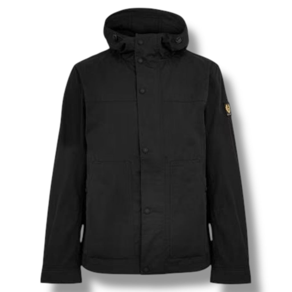 BELSTAFF WATERPROOF RAIN JACKET BLACK