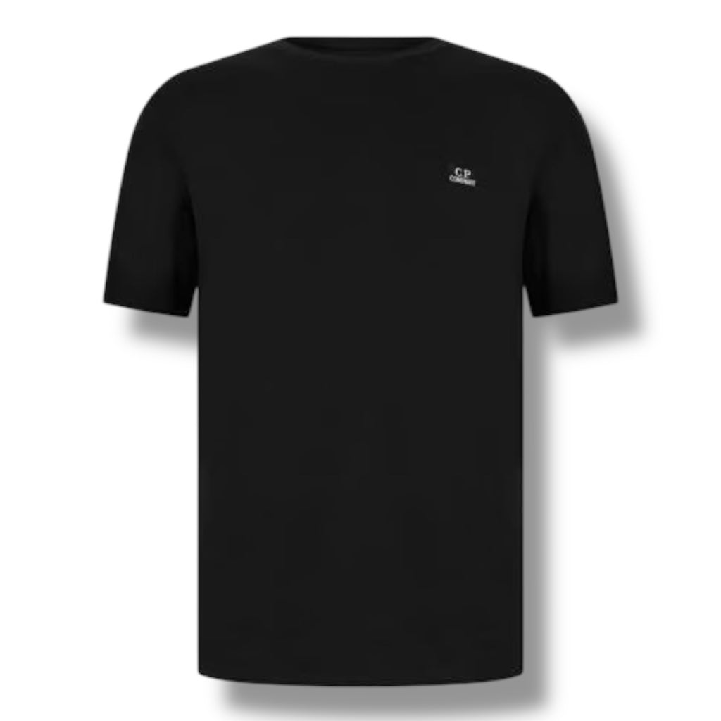CP COMPANY SMALL LOGO T-SHIRT BLACK