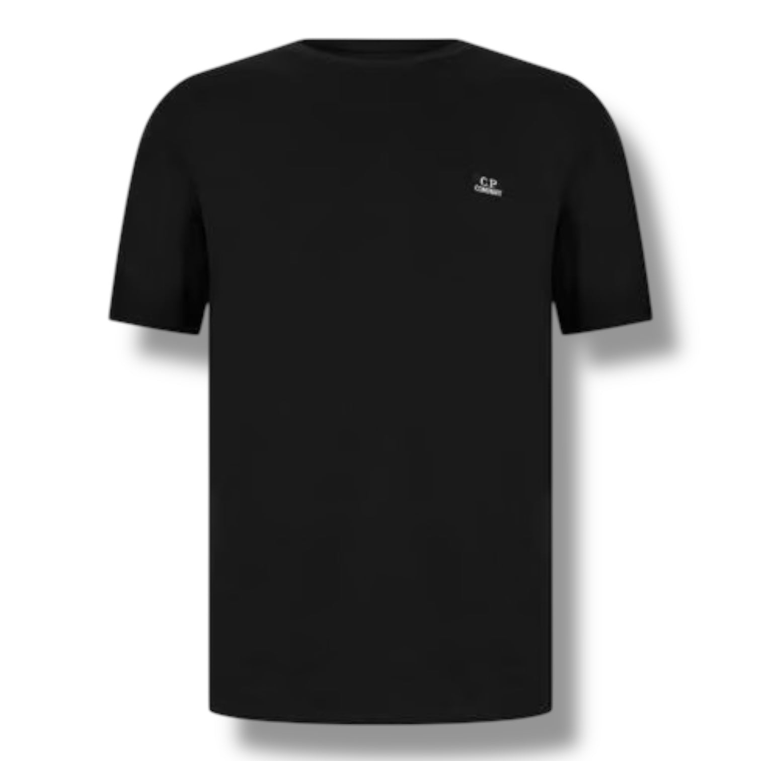 CP COMPANY SMALL LOGO T-SHIRT BLACK