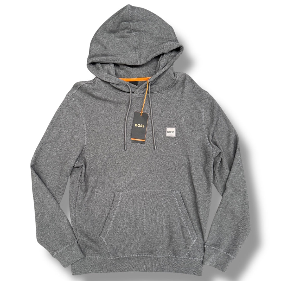 HUGO BOSS PATCH OTTH HOODIE GREY *SALE*