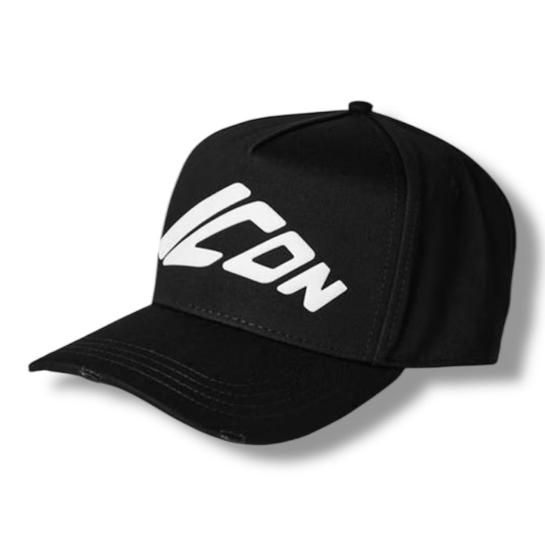 DSQUARED2 ICON BASEBALL CAP BLACK / WHITE