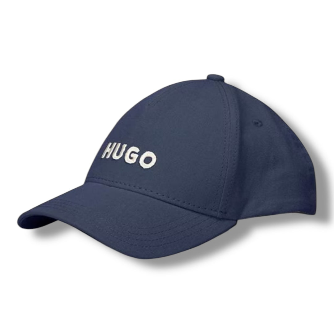 HUGO BOSS HUGO EMBROIDERED LOGO BASEBALL CAP BLUE