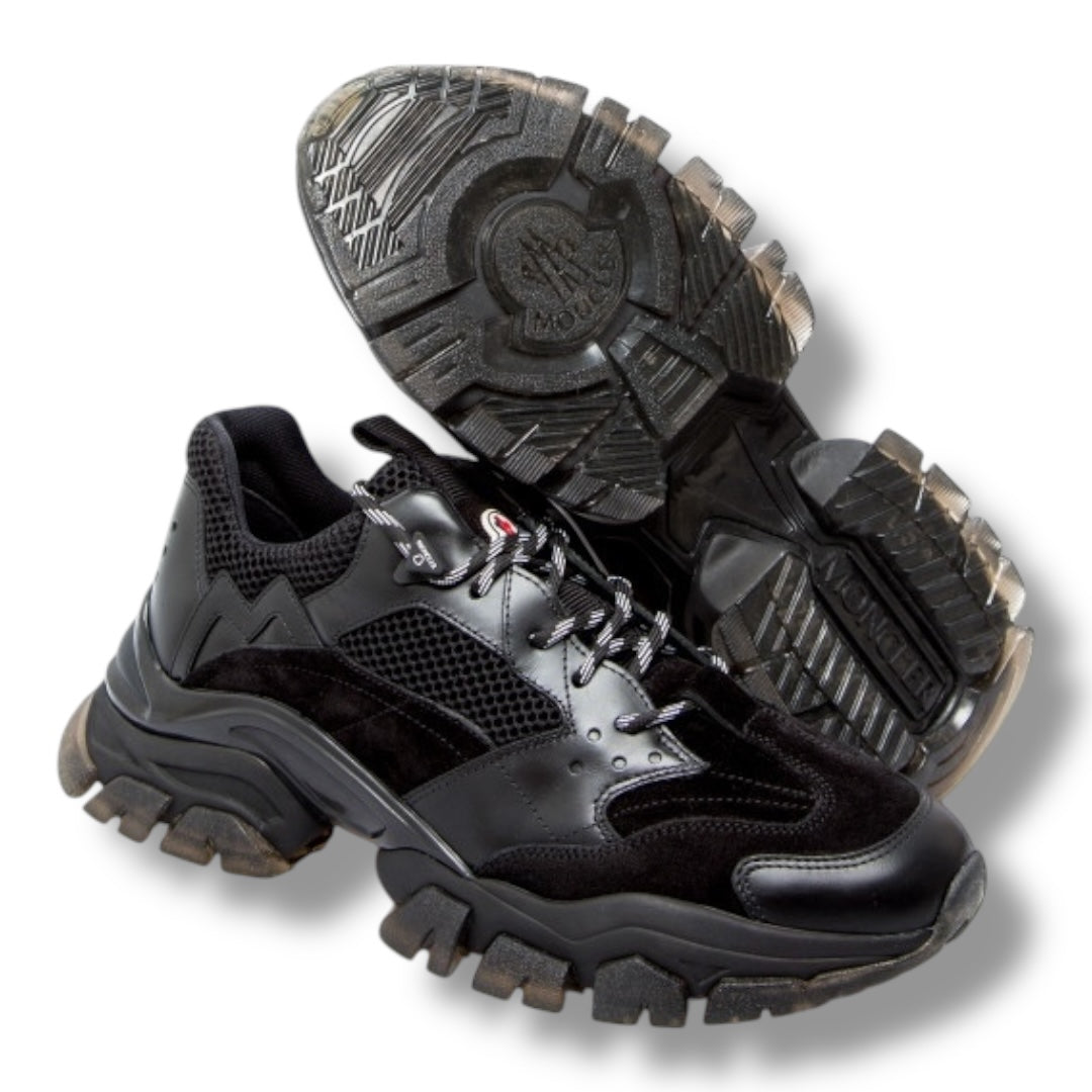 MONCLER LEAVE NO TRACE LOW SNEAKERS BLACK