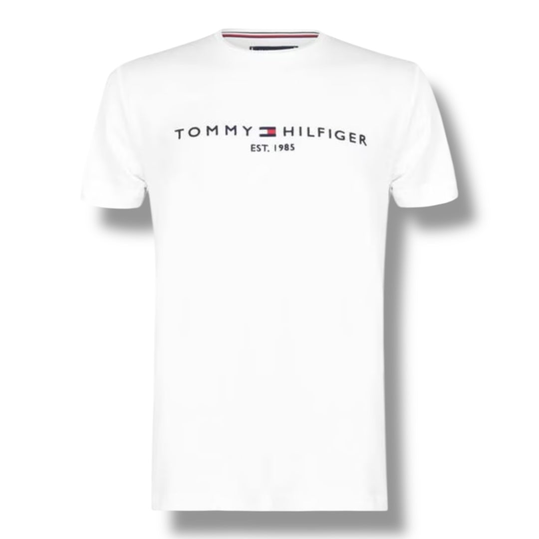 TOMMY HILFIGER LOGO T-SHIRT WHITE