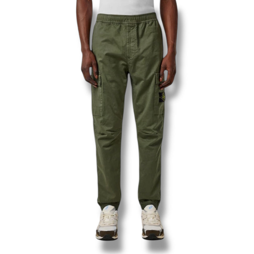 STONE ISLAND RASO CARGO PANT GREEN