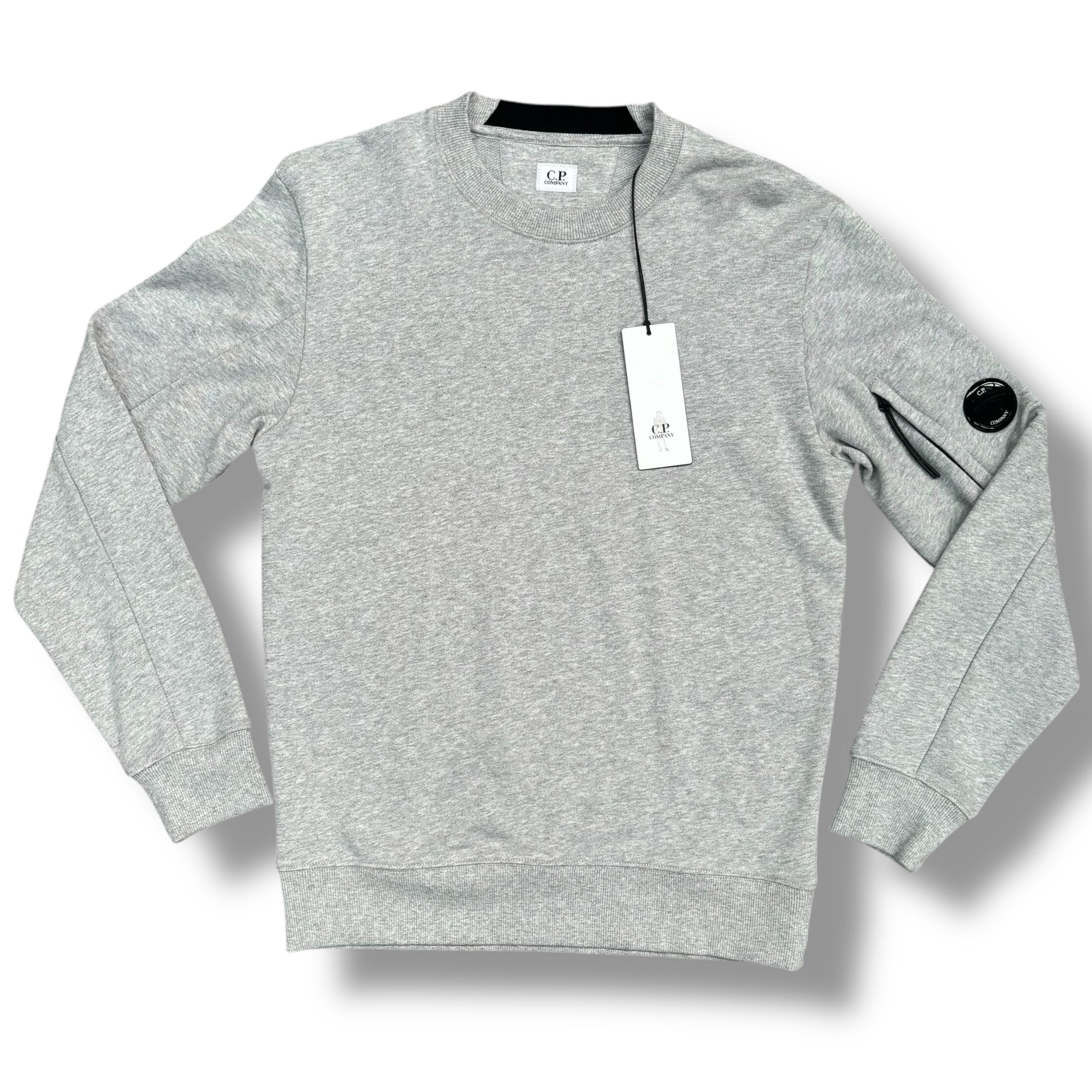 CP COMPANY LENS SWEATSHIRT GREY