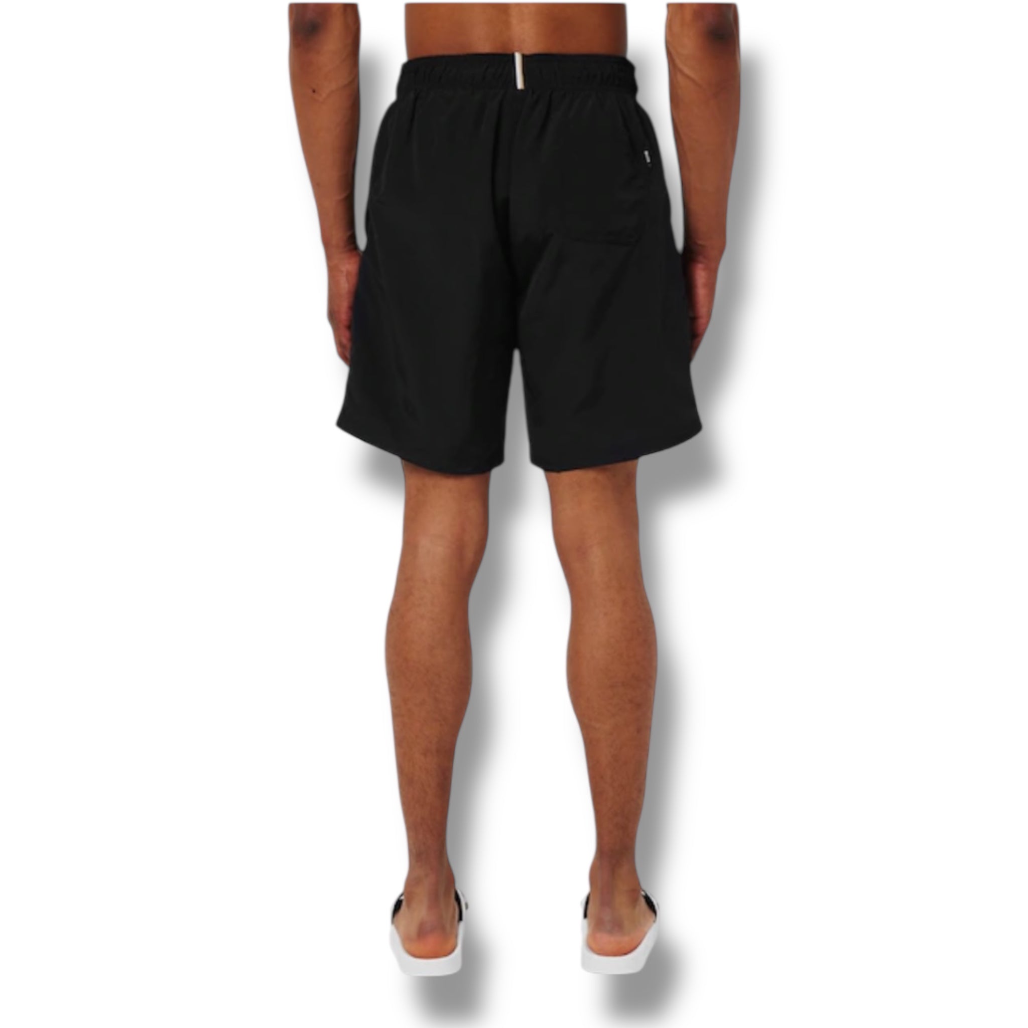 HUGO BOSS DOG LOGO T-SHIRT & VERTI SWIM SHORTS SET BLACK