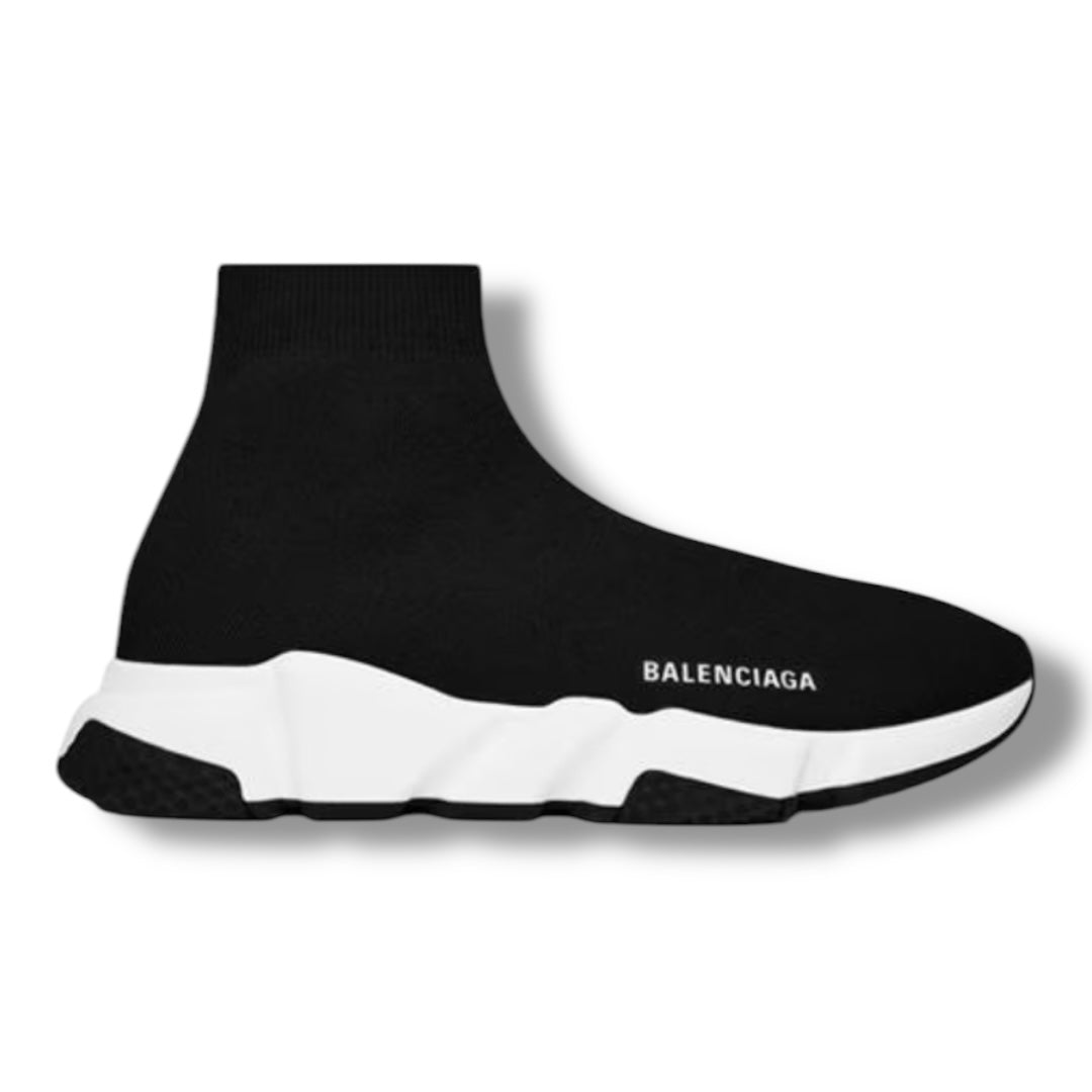 BALENCIAGA SPEED SOCK TRAINERS BLACK - WHITE