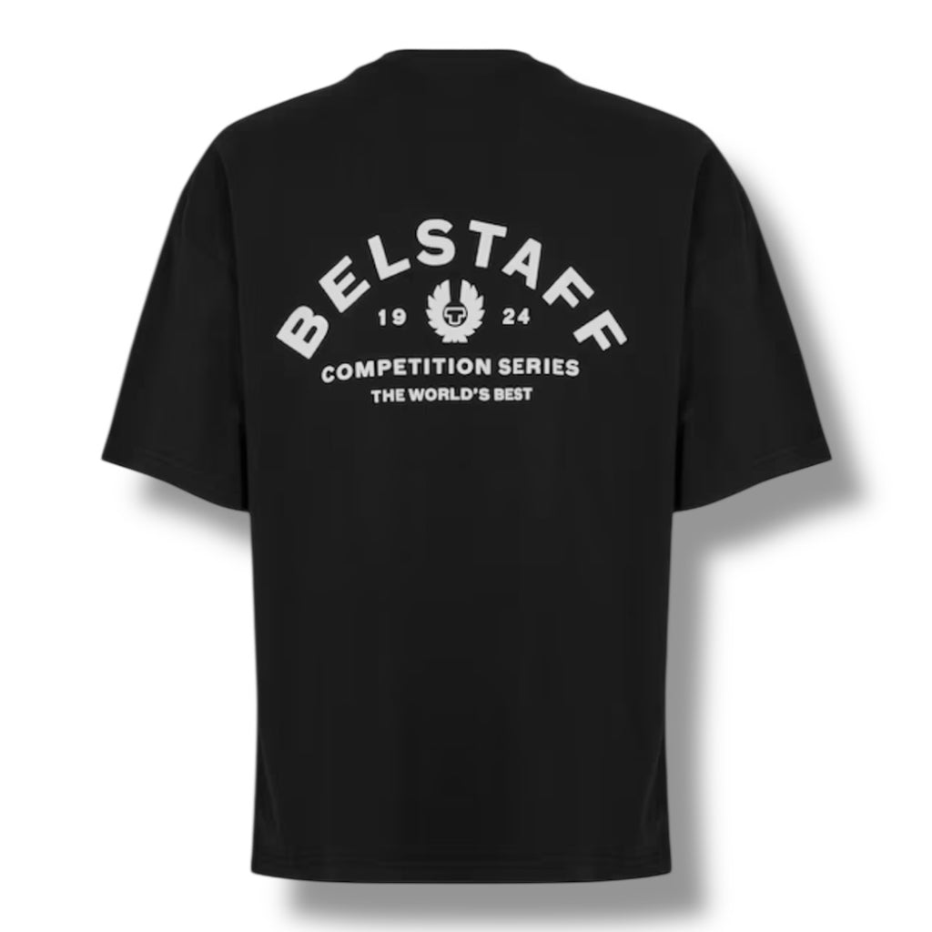 BELSTAFF OVERSIZED BACK LOGO T-SHIRT BLACK
