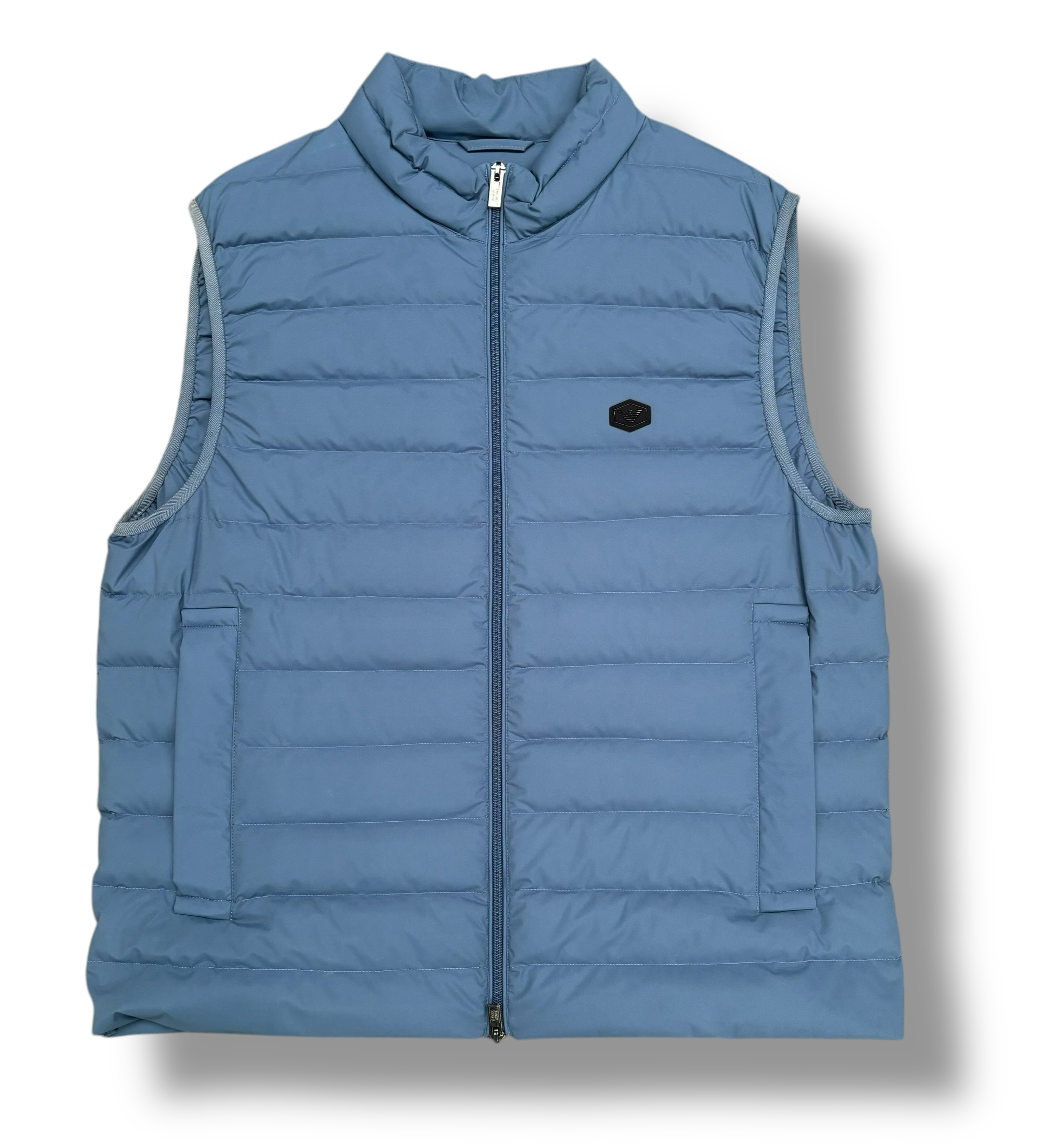EMPORIO ARMANI LIGHTWEIGHT PADDED GILET BLUE