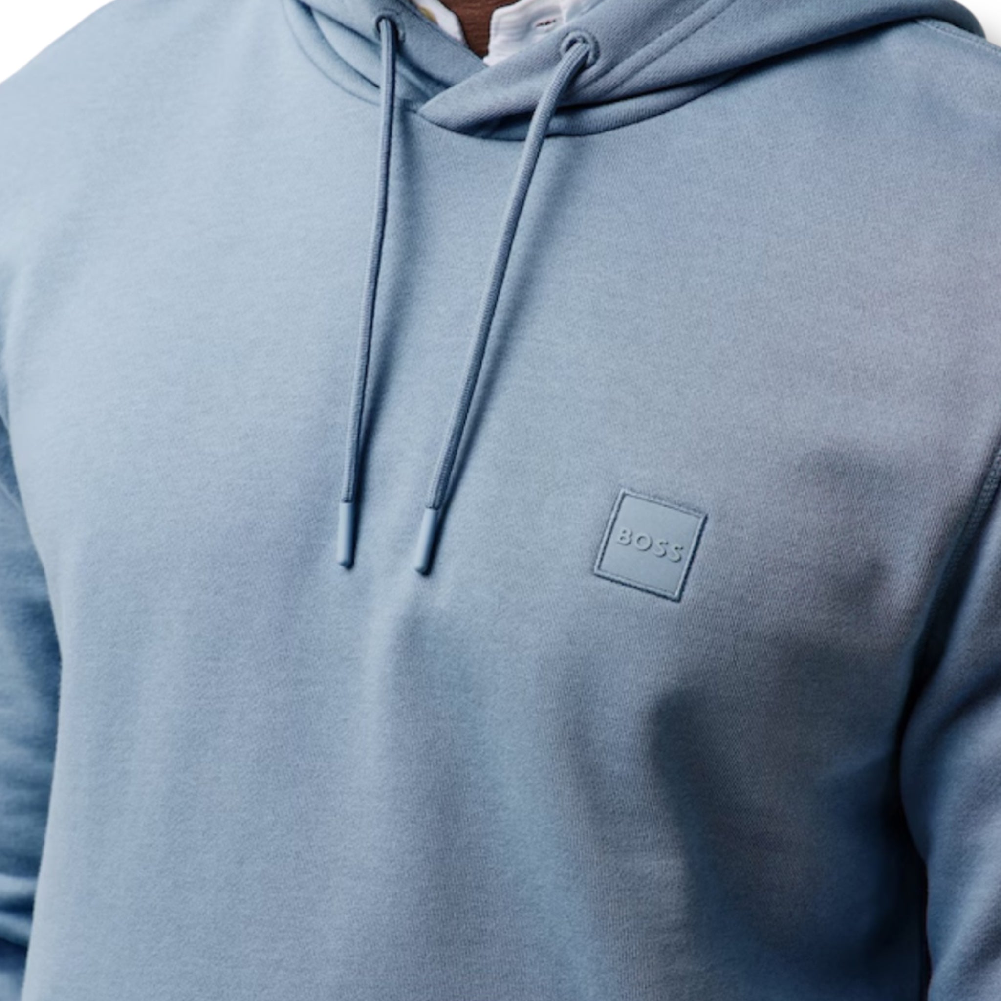 HUGO BOSS PATCH OTTH HOODIE SKY BLUE