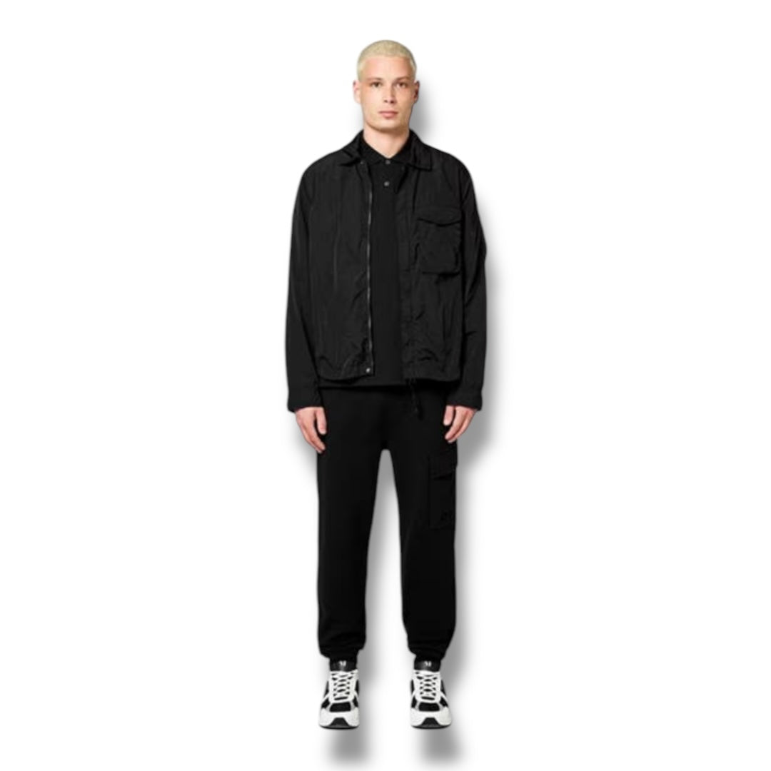 CP COMPANY CHROME-R LENS OVERSHIRT BLACK