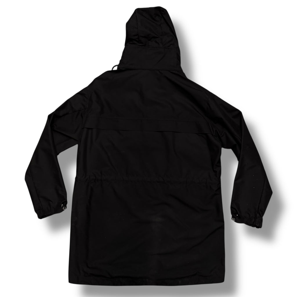 MONCLER LONG RAIN JACKET BLACK