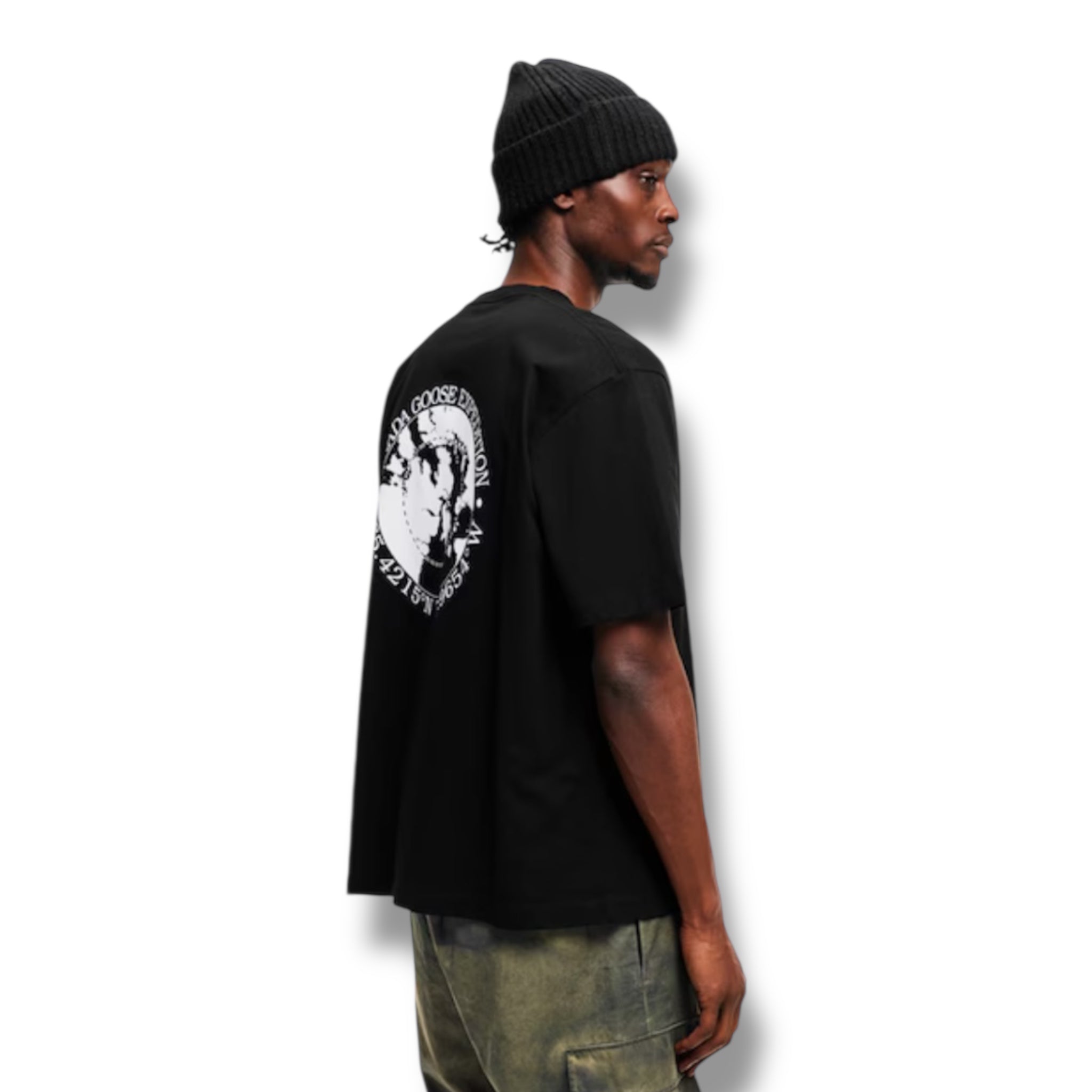 CANADA GOOSE NOVO LOGO T-SHIRT BLACK