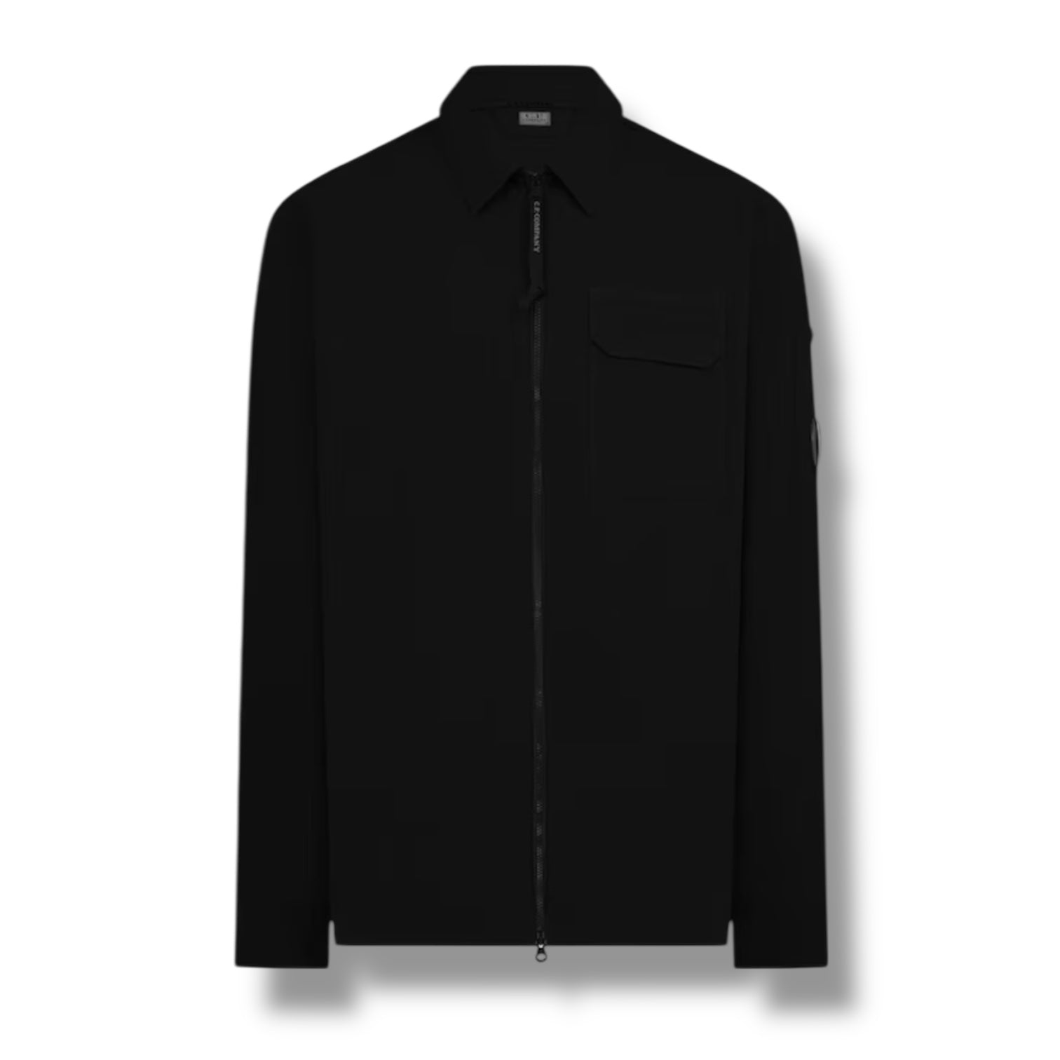CP COMPANY LENS OVERSHIRT BLACK