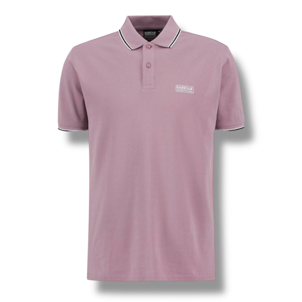BARBOUR INTERNATIONAL POLO SHIRT PINK