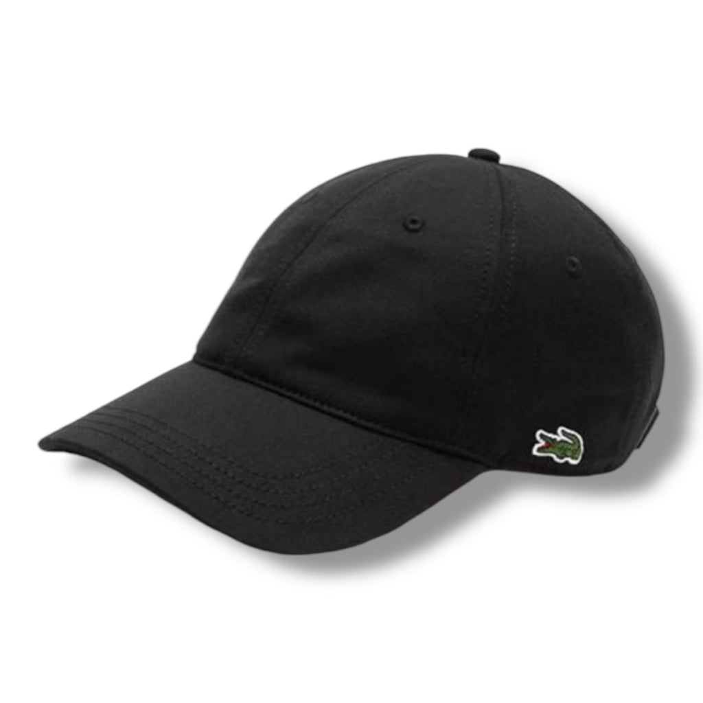 LACOSTE GRAB BASEBALL CAP BLACK