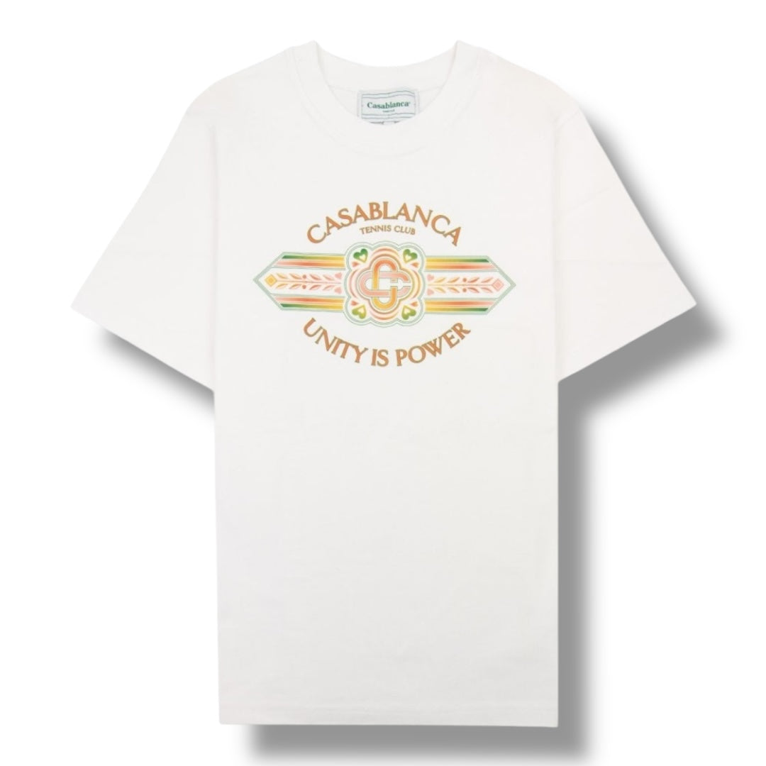 CASABLANCA UNITY IS POWER T-SHIRT WHITE
