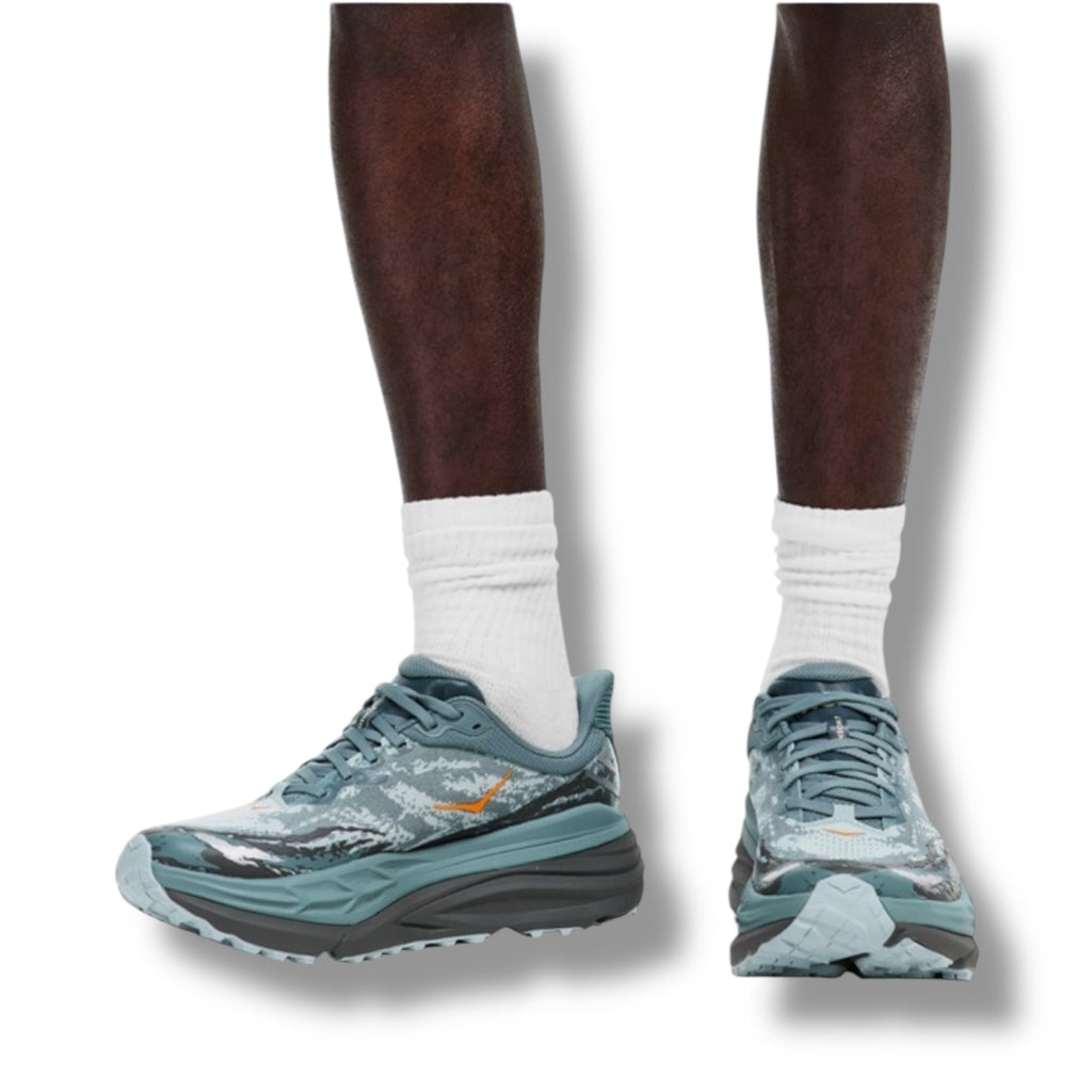 HOKA STINSON 7 RUNNING TRAINERS SLATE BLUE