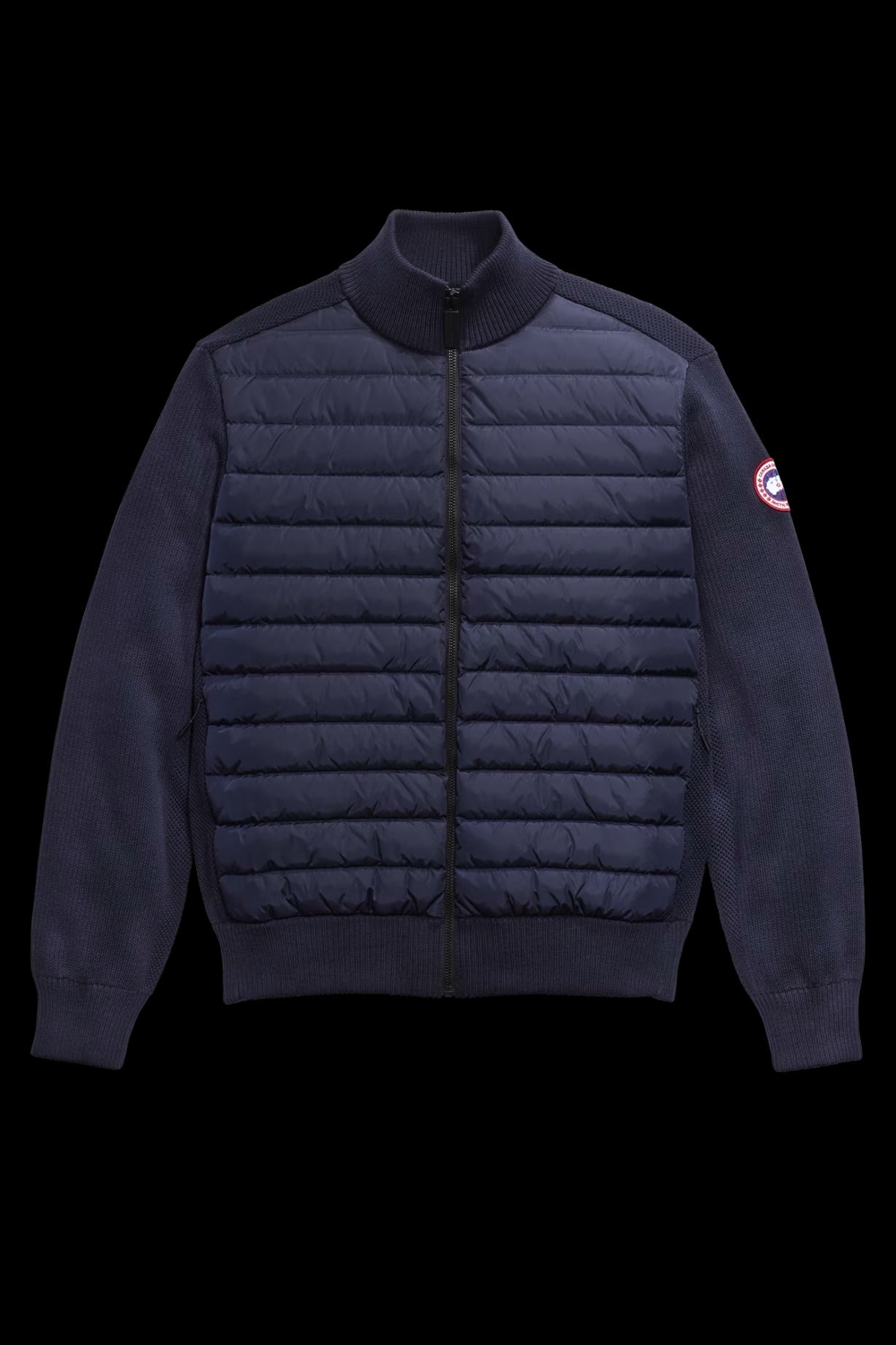 CANADA GOOSE HYBRIDGE CARDIGAN NAVY