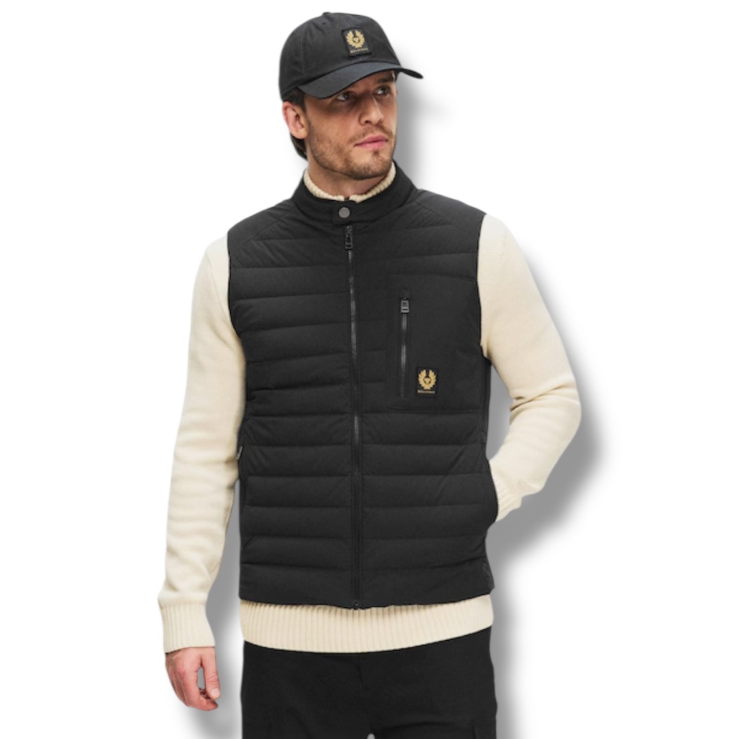 BELSTAFF CHASSIS GILET BLACK