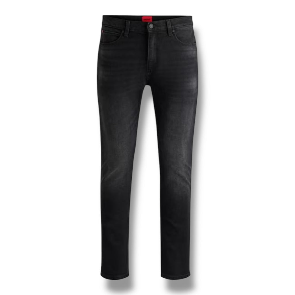 HUGO 734 STRAIGHT LEG JEANS BLACK