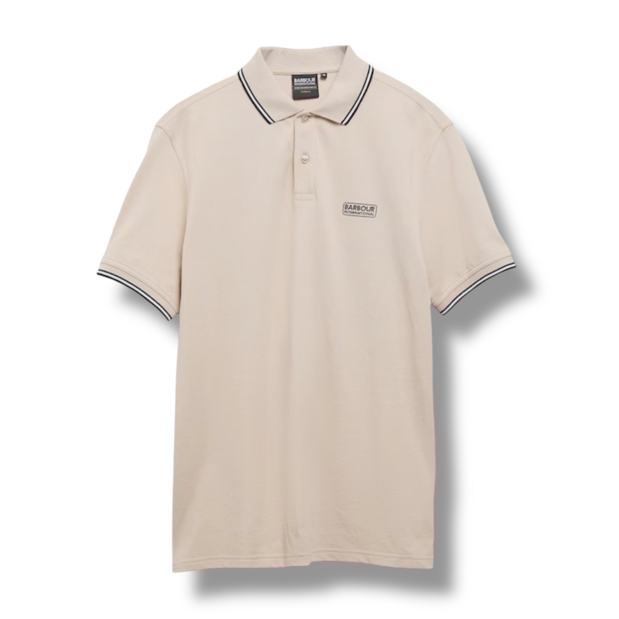 BARBOUR INTERNATIONAL POLO SHIRT BEIGE