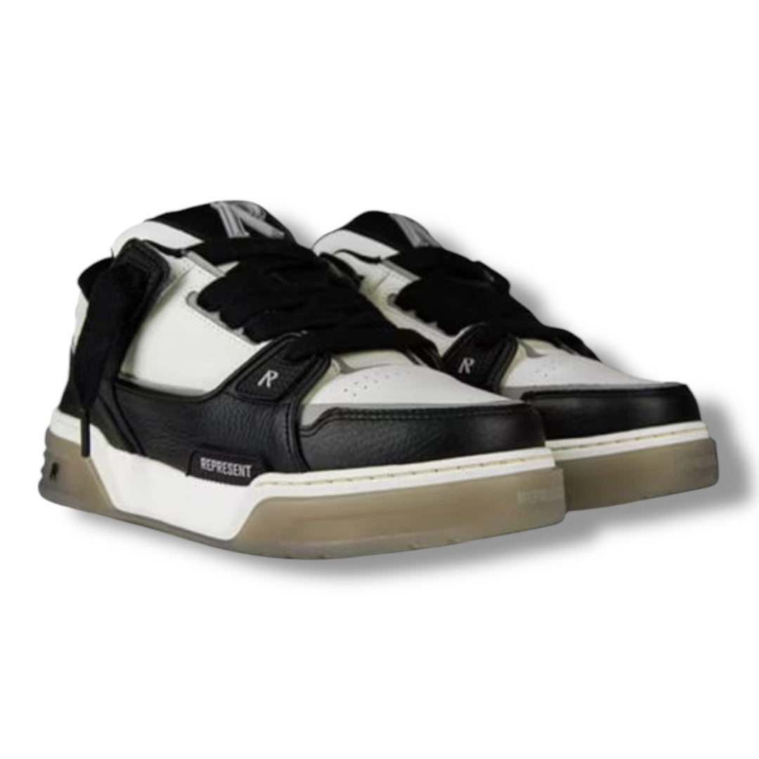 REPRESENT STUDIO TRAINERS BLACK / WHITE